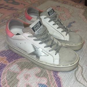 Golden Goose Histar - white with pink and silver